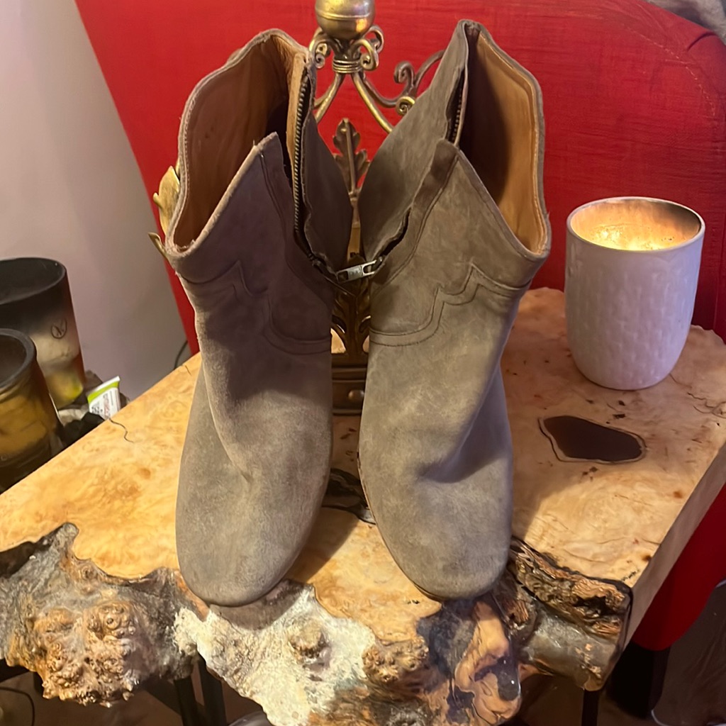 Isabel Marant Dickers Suede Boots 39